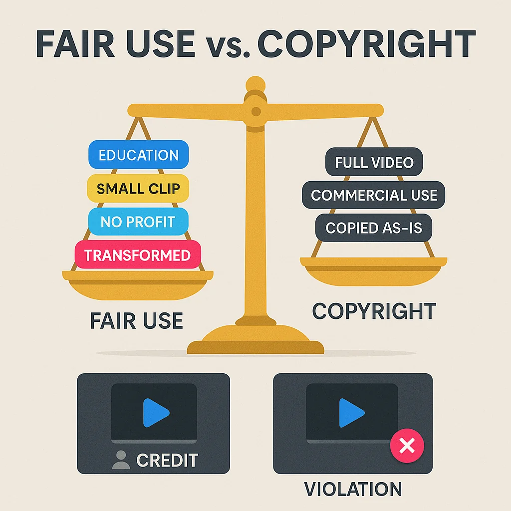 Fair Use Principles for Twitter Video Content